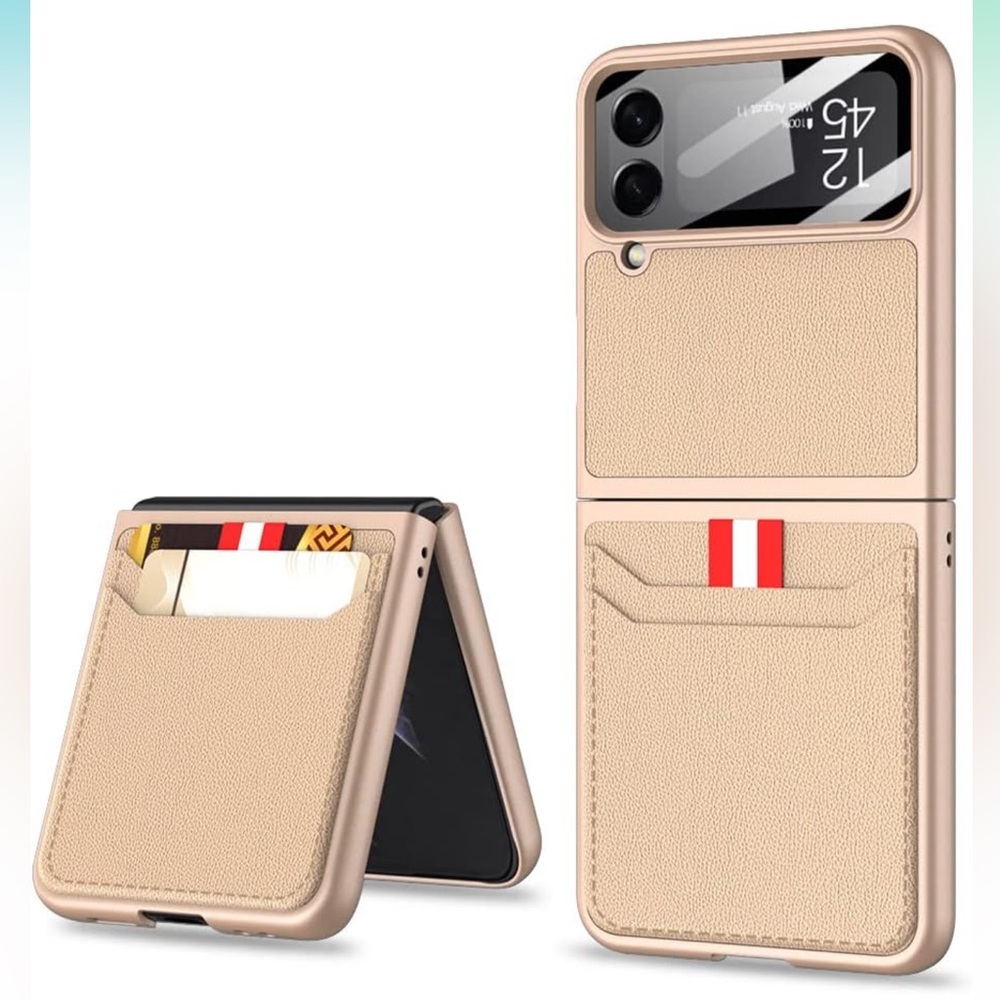 Samsung Flip 4 w/ Wallet Card Holder Phone Case